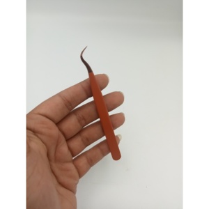 Pinces à cils droites en acier inoxydable, vente en gros pour extensions de cils, outil professionnel pour extensions de cils 116 - Product Image 1