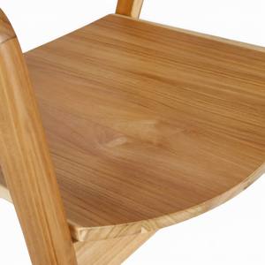 Chaise de salle à manger en teck massif durable et moderne, style Hans Wegner du milieu du siècle, fauteuil Kennedy pour hôtel et restaurant - Product Image 5