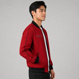 Casual Wear <b>Men</b> Bomber <b>Jacket</b> Custom Logo <b>Lightweight</b> Full Zipper Streetwear Windproof Outerwear High Quality <b>Men</b> Bomber <b>Jacket</b> - Product Image 5