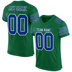 Vente en gros directe OMMIZ INDUSTRY Maillot de football authentique personnalisé en maille bleu poudré et blanc royal - Product Image 3