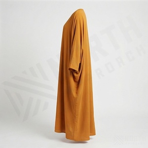 Abaya élégante entièrement couvrante, vêtements musulmans, robes Abaya pour femmes, Abaya longue à manches longues, couleur personnalisée, vêtements modestes - Product Image 3