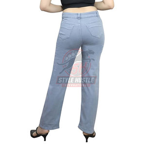 Jeans pour femmes respirants, faible MOQ, sur mesure, dernier design, vente en ligne - Product Image 2