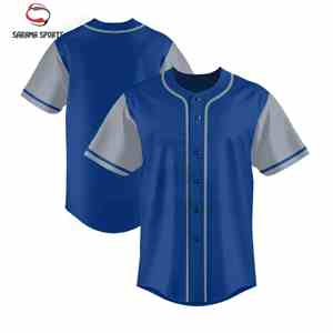 เสื้อเบสบอลแท้ น้ำหนักเบา แห้งเร็ว ลายพิมพ์ 3 มิติ แบบกำหนดเอง ระบายอากาศได้ดี เหมาะสำหรับซอฟต์บอล - Product Image 1