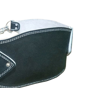 Cinturón de Cuero Negro con Cadena, Resistente, para Levantamiento de Pesas, Soporte Lumbar, Entrenamiento de Gimnasio - Product Image 5