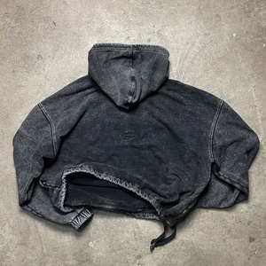 Nouveauté 2026 : Sweat à capuche oversize personnalisable en polaire respirante et écologique / Sweat à capuche imprimé de haute qualité effet délavé pour homme - Product Image 6