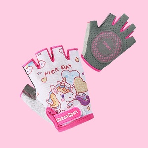 Gants de vélo unisexes en polyester rembourrés de gel, respirants, antidérapants, pour la course sur route, demi-doigts, été - Product Image 2