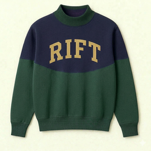 Pure Cotton Mockneck Sweatshirt Oversized Fit Soft Fleece Pullover Warm Winter Casual Streetwear Comfort <b>Top</b> - Product Image 1