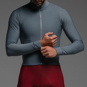 Jersey de Ciclismo Sublimado Deportivo de Manga Larga con Logotipo Personalizado, Resistente al Viento, de Secado Rápido, Antibacteriano, de Alta Calidad y Bajo Precio - Product Image 6