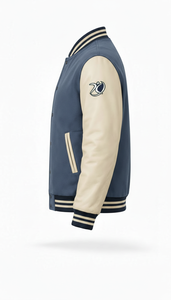 Manches en cuir de style américain haut de gamme avec poignets côtelés – Vêtements durables de style américain en gros - Product Image 2