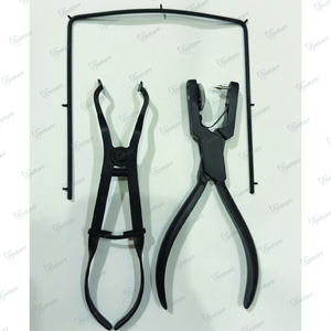 Lvory คีมเจาะเหล็กเหล็กสแตนเลสสีดำ, คีมเจาะเขื่อนยางสีดำ - Product Image 5