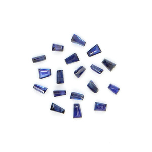 แซฟไฟร์สีน้ำเงินธรรมชาติที่ไม่ผ่านการบำบัดขนาด2x3x4มม. พลอยแซฟไฟร์เจียระไนธรรมชาติแบบหลวมสำหรับทำเครื่องประดับ - Product Image 5