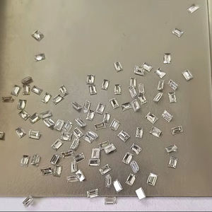 เพชรทรงเหลี่ยมเจียระไนแบบ Step Cut ขนาด 0.02 ถึง 0.50 กะรัต ได้รับการรับรองจาก IGI สำหรับทำแหวน ต่างหู จี้ เครื่องประดับ และเป็นของขวัญ - Product Image 1