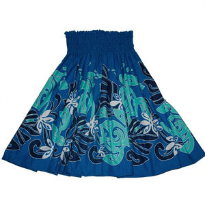 Falda Maxi Tropical Hawaiana para Mujer, Falda Ligera y Fluida con Estampado Floral para Vacaciones en la Playa o en las Islas - Product Image 5