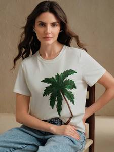 เสื้อเบลาส์ปักลายลูกปัดลูกปัดทันสมัยสำหรับผู้หญิงแฟชั่นฤดูร้อนงานปักลูกปัดลูกปัดออกแบบสีได้ตามต้องการ - Product Image 5