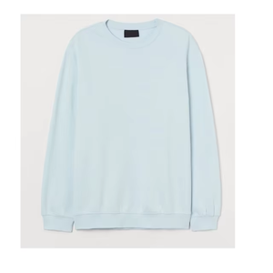 Sudadera Personalizada con Cuello Redondo, 100% Algodón, Color Azul Marino Jaspeado, Estilo Pullover, Lisa, para Hombre, Unisex, Estilo Urbano, Felpa, Corte Regular - Product Image 3
