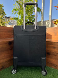 Bolsa de viaje de cuero con ruedas para cabello Unisex en cuero de vaca genuino Floral equipaje de mano maleta con ruedas de lujo duradera - Product Image 5