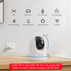 กล้องวงจรปิด Wyze Cam OG 1080p Wi-Fi สำหรับภายใน/ภายนอกอาคาร กล้องรักษาความปลอดภัยบ้านอัจฉริยะ พร้อมระบบมองเห็นกลางคืนแบบสี ไฟสปอตไลท์ในตัว ตรวจจับความเคลื่อนไหว - Product Image 3