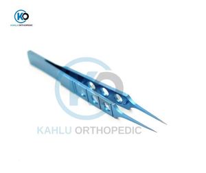 Pinzas de Titanio de Primera Calidad, Duraderas, para Microcirugía, Instrumento Médico/Dental, Uso Hospitalario, Rectas y Curvas - Product Image 6