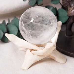 Handmade Eco-Friendly <b>Crystal</b> <b>Sphere</b> Ball Polished Clear Quartz Gemstone Decorative Globe - Product Image 2