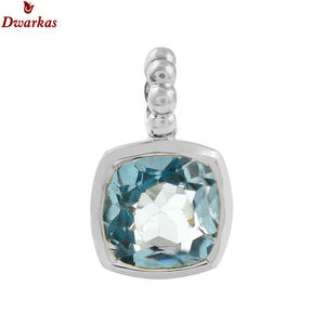 Colgante de diseño perfecto para niñas, con piedra de amatista verde, collar de plata de ley 925 con colgante de piedra preciosa, con sello 925. - Product Image 4