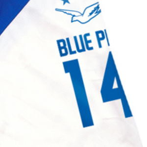 กางเกงบาสเก็ตบอลสีน้ำเงินรอยัล Phi Beta Sigma ลายตัวอักษรกรีก 14 ตัว กางเกงกีฬาโพลีเอสเตอร์สำหรับผู้ชาย - Product Image 6