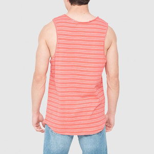 Latest Design New Arrival Hot Selling <b>Men</b> Lining Tank Top Customized Front Pocket Design Loose Fit Longline Summer <b>Singlet</b> - Product Image 5