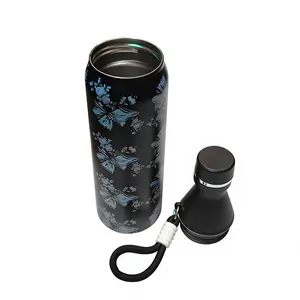 Reusable Stainless Steel Sports <b>Water</b> <b>Bottle</b> Double Wall Insulated Drinking <b>Bottle</b> <b>with</b> Screw Lid Carry <b>Handle</b> Leak Resistant - Product Image 6