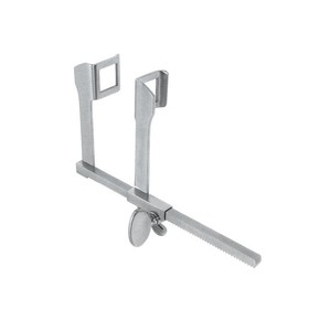 Retractor de Costillas con Hojas Grandes 1.25x1.125in (3.2x2.7cm) Brazo 3.5in (8.9cm) Apertura 4.5in (11.4cm) ZETOMEDPRO - Product Image 1