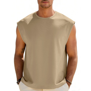 Camiseta de Verano para Hombre, Nueva, Transpirable, 100% Algodón, Cuello Redondo, Manga Corta, Casual, Holgada, de Color Sólido y Fino - Product Image 3