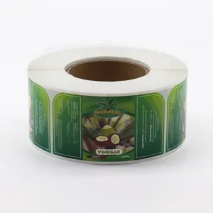 สติกเกอร์ฉลากกันน้ำแบบกำหนดเอง BOPP สีเงินเงาสำหรับบรรจุภัณฑ์ขวด - Product Image 4