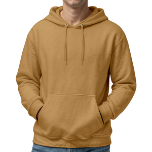 Sudadera con capucha de forro polar grueso para hombre, cálida para invierno, estilo casual, fabricante OEM, venta al por mayor - Product Image 1