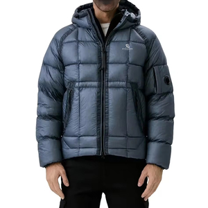 Blouson matelassé d'hiver pour homme, chaud, brillant, léger, à capuche, style décontracté, collection 2026 - Product Image 1