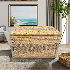 Ensemble écologique 3 pièces en jonc de mer et jacinthe d'eau – Idéal pour une décoration durable dans les restaurants et les complexes hôteliers. - Product Image 1