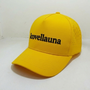 Gorra de Béisbol Personalizada OEM de 5 Paneles, con Perforaciones Láser, Visera Curva, Ajustable, Unisex, para Deportes al Aire Libre - Product Image 2