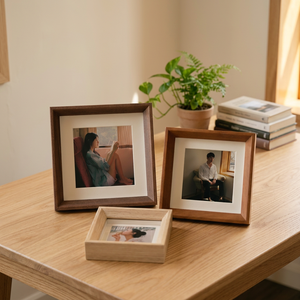 Handmade Eco-Friendly Wooden Photo <b>Frame</b> Natural Finish Lightweight Waterproof UV Resistant Picture Holder Home <b>Living</b> <b>Room</b> - Product Image 6