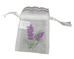 Pochette en organza brodée personnalisée avec logo, recyclable, douce, couleur lavande, avec cordon de serrage, pour sachets parfumés Scentsy, emballage cadeau - Product Image 6