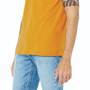 T-shirt unisexe à col en V - 100% coton peigné Airlume, 4,2 oz, jersey essentiel à manches courtes - Product Image 5