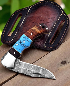 Cuchillo Táctico de Acero de Damasco 2026, Nuevo, Venta al Por Mayor Directa de Fábrica, Cuchillo Plegable de Bolsillo, Listo para Enviar, para Supervivencia al Aire Libre - Product Image 2