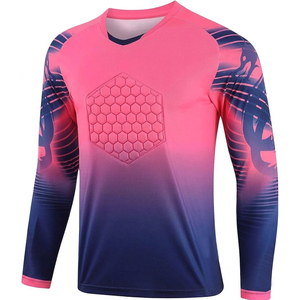 American Football Compression Full Sleeves Shirt In <b>Padding</b> Breathable Athletic Protection Wear Top for Men Football <b>Padded</b> Tops - Product Image 2