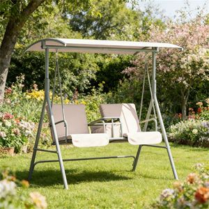 Sedia a Dondolo da Esterno per Portico, Giardino e Terrazza - Design Versatile per Arredamento Casa - Product Image 1