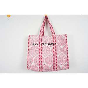 กระเป๋าโท้ทชายหาดลายทางผ้าฝ้ายสไตล์โบโฮขนาดใหญ่ พร้อมหูหิ้วยาวสำหรับผู้หญิง ใช้ได้ทุกวัน ช้อปปิ้ง หรือใช้ในงานแสดงสินค้า - Product Image 2