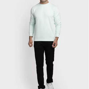 Sudadera Holgada de Algodón Ligero con Estampado Personalizado para Hombre, Sudadera de Manga Larga con Hombros Caídos - Product Image 5