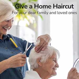 Tijeras de Peluquería Profesionales de Acero Inoxidable Resistentes a la Corrosión, con 32 Dientes y Agarre Equilibrado - Product Image 5