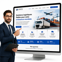 Diseño de Sitio Web Logístico para Empresas con Servicios de Transporte, Cotizaciones B2B y Estructura Lista para IA para el Crecimiento Global