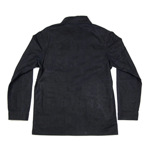 SUQAINA Men's Canvas Customizable Wax Cotton Jacket Solid Color Turn-down Collar Workwear Style Regular Fit 100% Cotton - Product Image 2