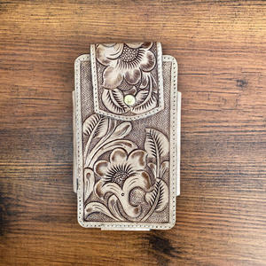 Funda de cuero para teléfono móvil, funda protectora para teléfono móvil, soporte deportivo portátil para cinturón, funda de teléfono de cuero genuino para hombres - Product Image 2