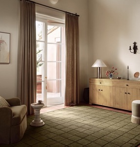 Hand Tufted Wool <b>Rug</b> Modern Abstract Carved Design Olive Brown Luxury Eco-Friendly Area <b>Rug</b> Textured Abstract Pattern - Product Image 5