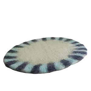 Décoration de porte à motifs de tapis intérieur/extérieur en feutre coloré fait à la main pour la maison salon bureau pique-niques exercice Camping utilisation - Product Image 1