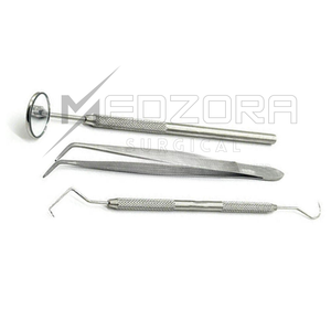 Prophylaxis Instruments <b>Kit</b> Dental Cleaning Examination Professional Oral Care Tool Set Manual Reusable Eco-Friendly - Product Image 5