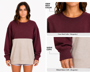 Sudadera Informal para Mujer, de Gran Tamaño, de Color Sólido, de Alta Calidad, con Hombros Caídos y Cuello Redondo - Product Image 6